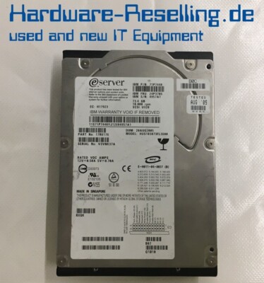 IBM Hitachi 73GB SCSI 3,5 Pollici 10K RPM IC35L073UCDY10-0 08K0283 00P3833 - Foto 14