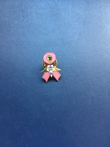 Lotto spille da bavero nastro rosa cancro al seno massonico FP-37 - Foto 3 di 5