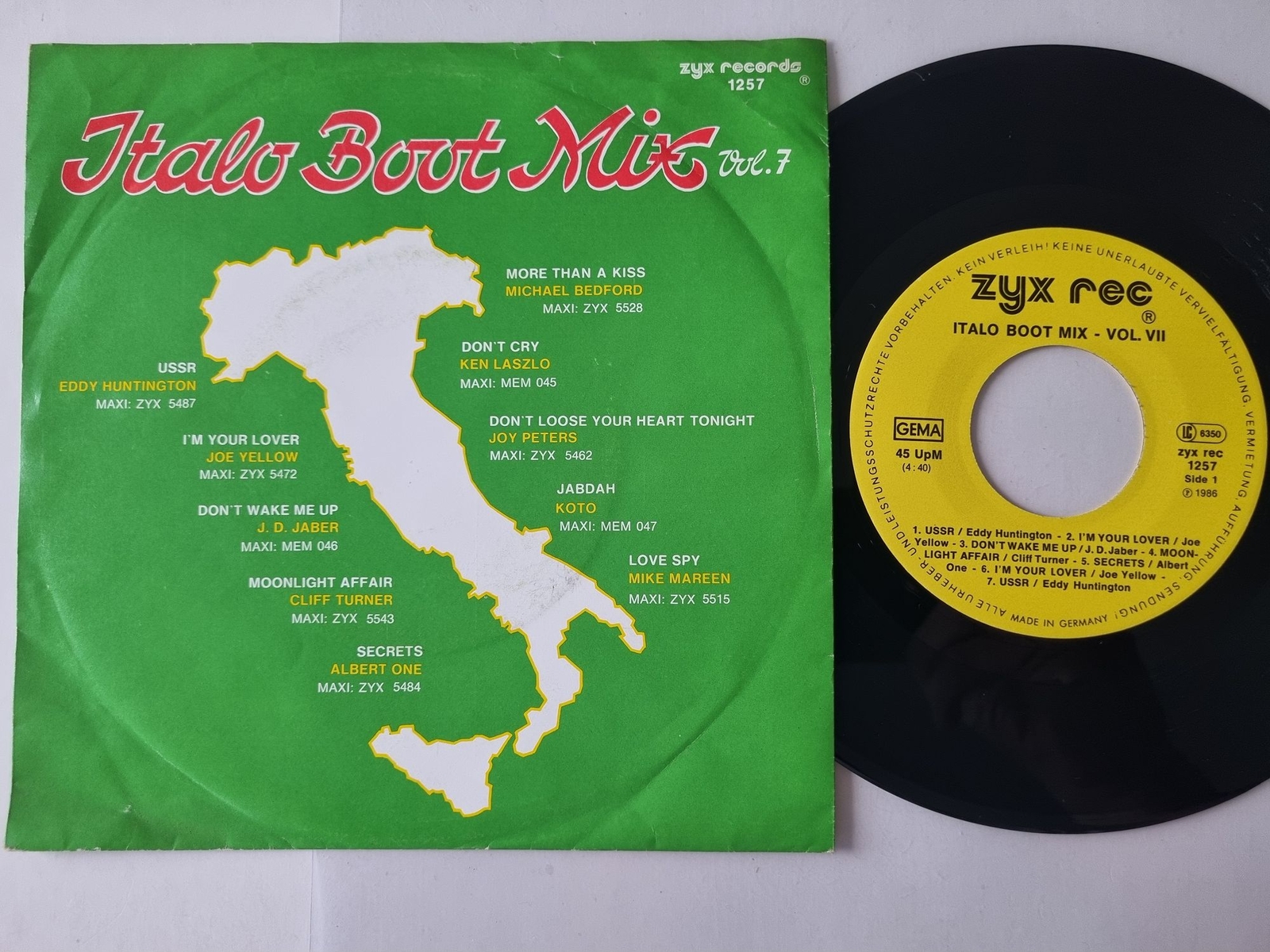 Diverse - Italo Boot Mix Vol. 7 7'' Vinyl Germany