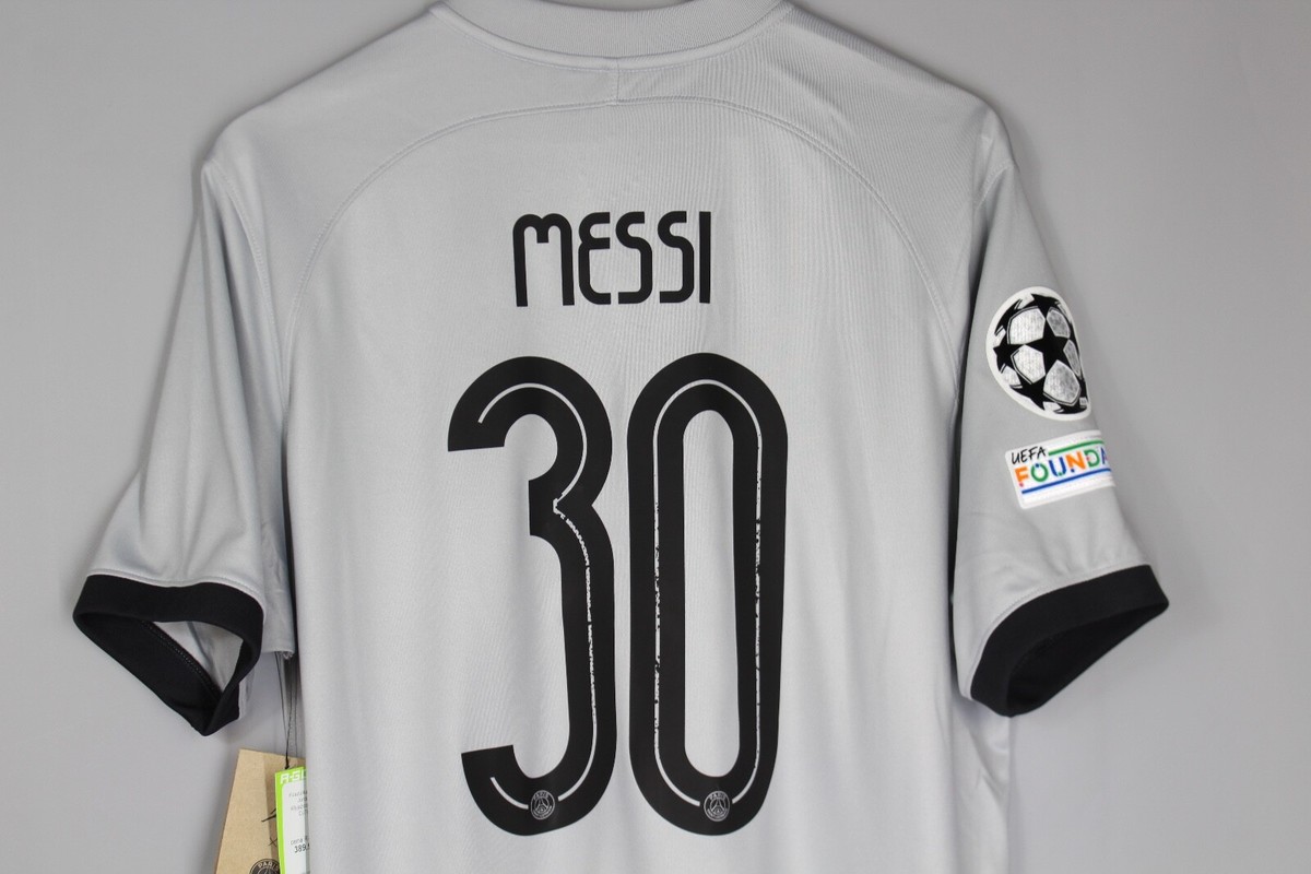 2022PSGユニ　NO.30 メッシ 2022/23 PSG Home UCL Jersey #30 Messi Large Nike Paris Saint