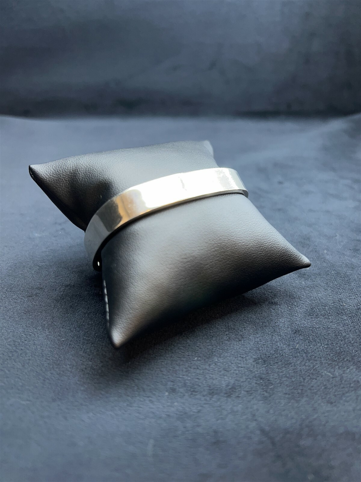 Modernist Geometric Rectangle Opening Sterling Si… - image 3