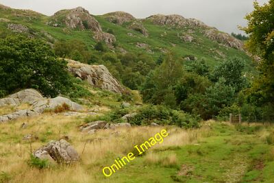 Foto 6x4 fällt über Hollin How, Eskdale Eskdale Green Die raue Spur c c2013