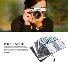 DSLR Cheat Sheet White Balance Gray Card Bundle Quick Reference Guides Master