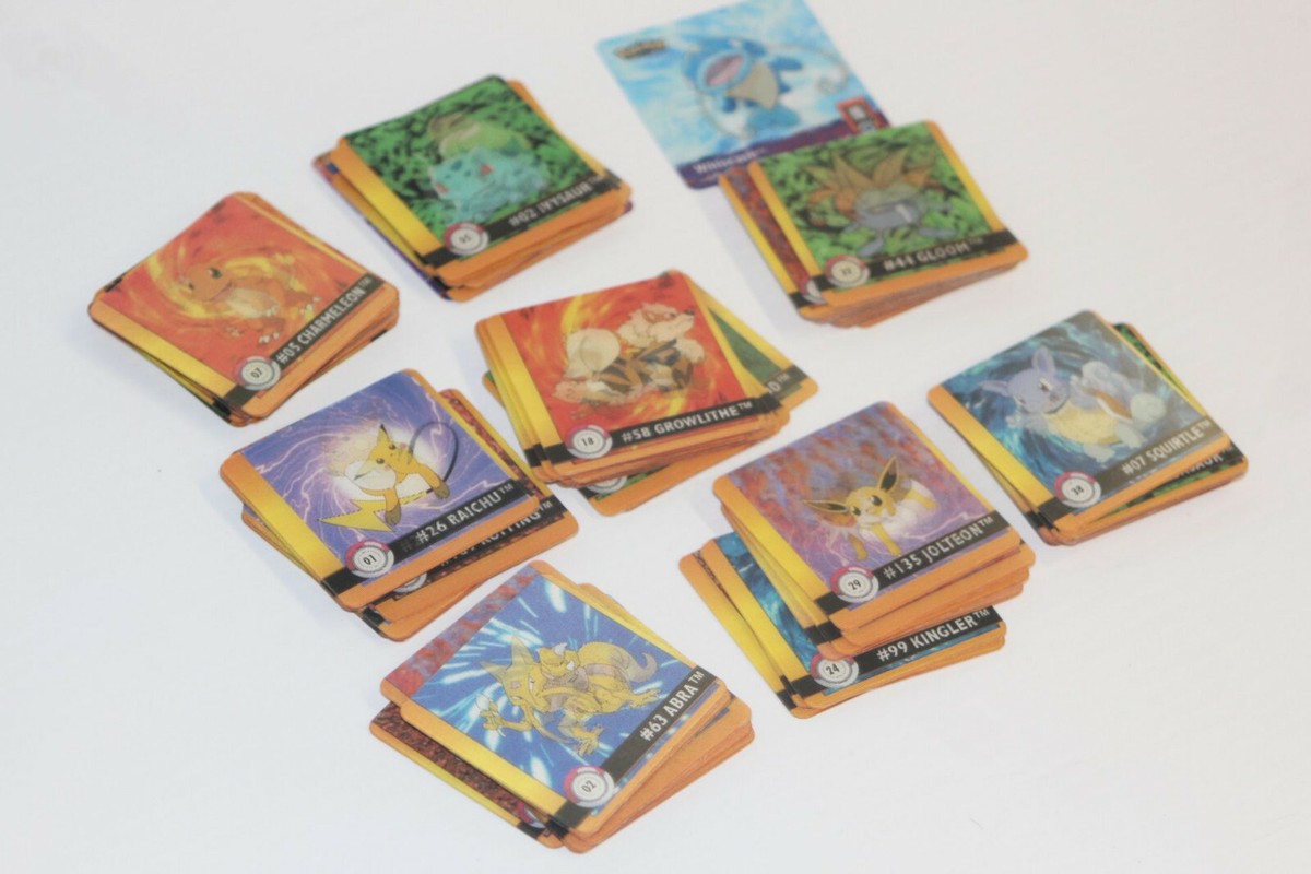Lot of 70 - Pokemon Artbox Premier Edition Action Flipz Lenticular