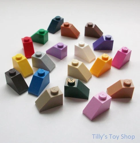 Lego -  Sloping Roof Brick Tiles 1x2 Stud - 3040 - Pick Colour & Pack Size - NEW