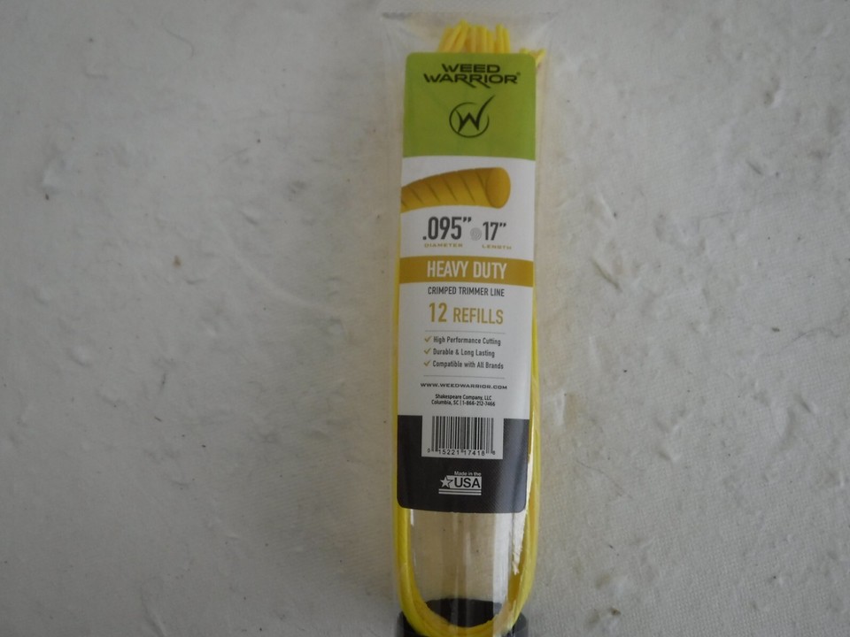 Weed Warrior Heavy Duty Nylon Trimmer Line 0.095 In. X 100 Ft