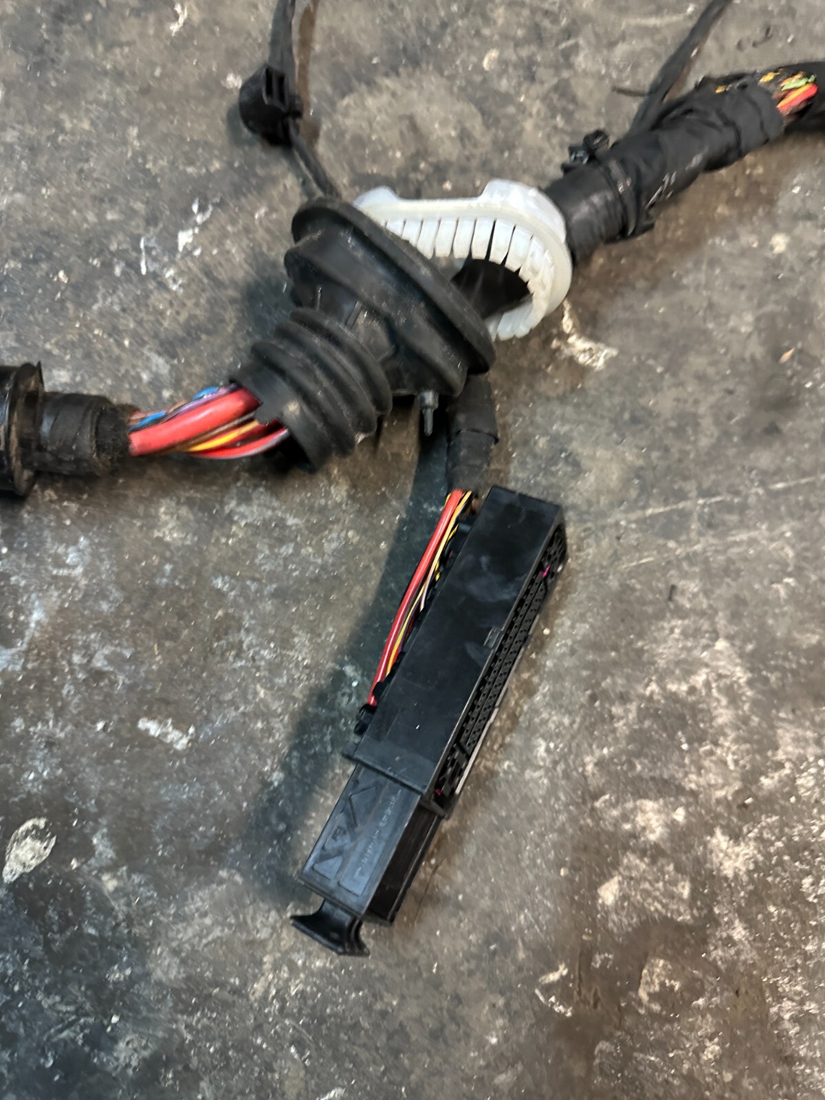 2021 AUDI R8 COUPE FRONT LEFT DRIVER FRUNK TUB HARNESS ~CUT!!~