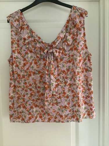 Maine New England Ladies Cotton Top Size 16, Used, Multicoloured - Picture 3 of 6