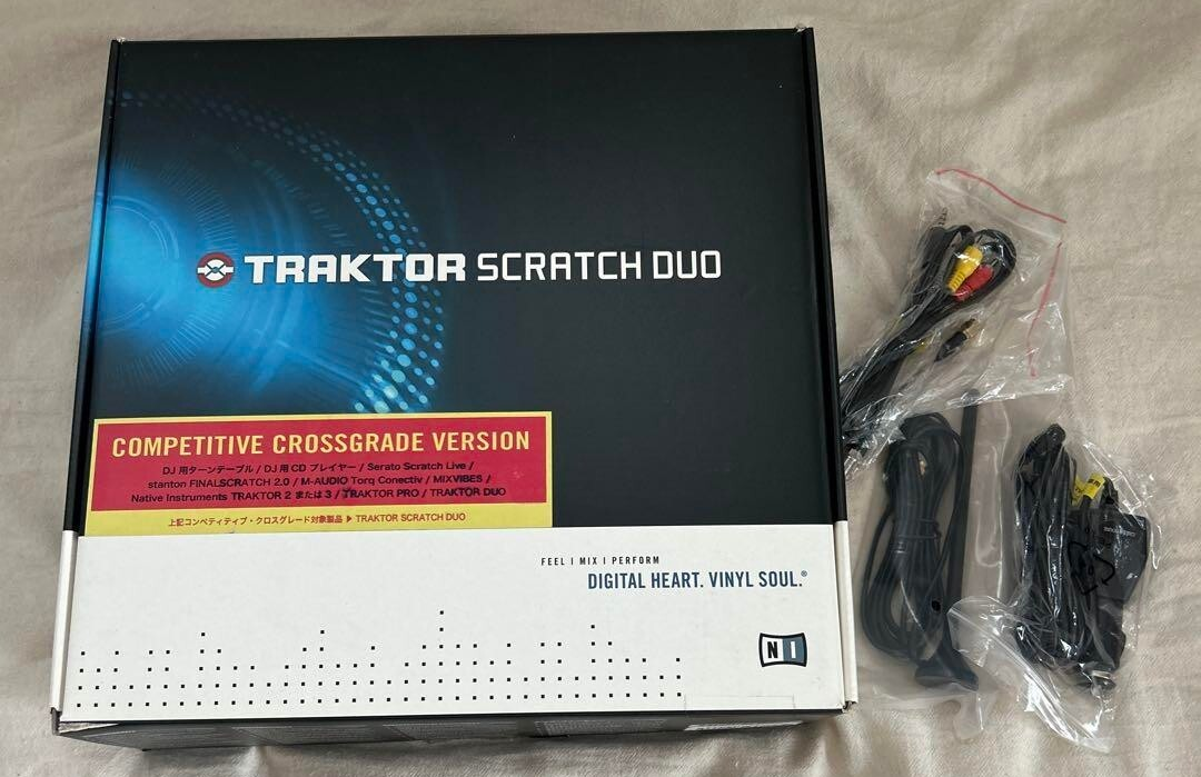 DJ機材 TRAKTOR SCRATCH DUO Native Instruments Traktor Scratch Duo Used Tested w/ Box No