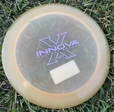 First Run Proto Era 2008 Feldberg Innova Champion Boss Patent # Golf Disc X-Out