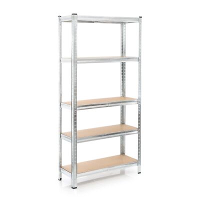 Wiltec Schwerlastregal verzinkt 154x75x30cm Steckregal 875kg Werkstattregal