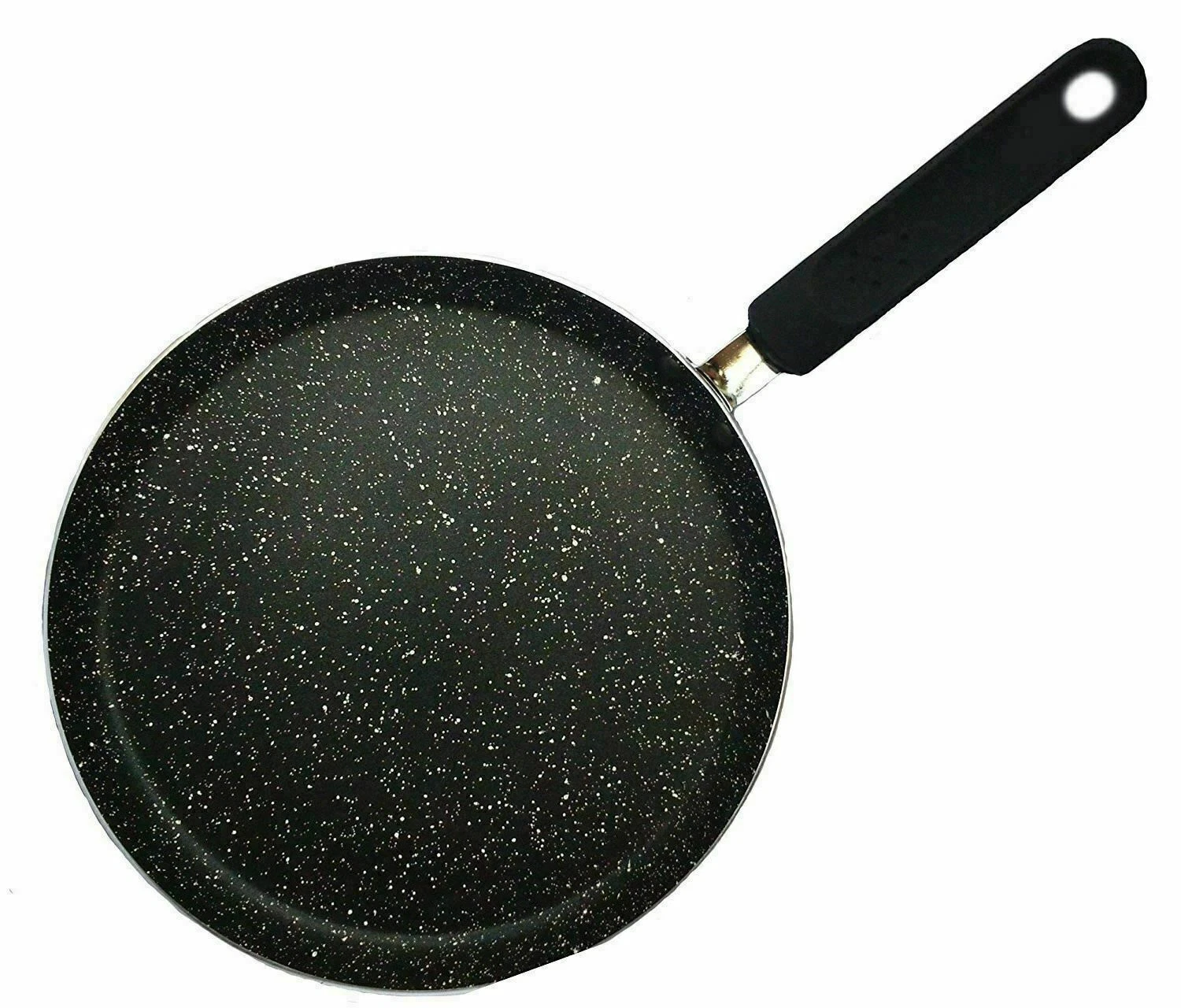 Non Stick Marble Coated Dosa Roti Tawa pizz pan Pancake Maker Crepe Pan 30cm