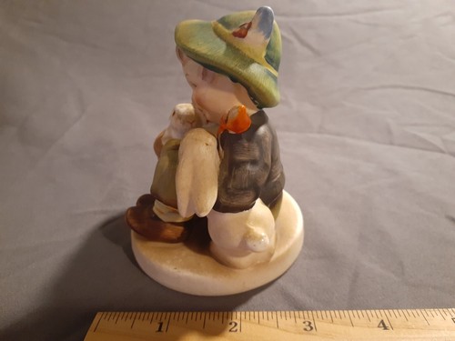 VINTAGE NAPCO FIGURINE PALS SH1C LITTLE BOYS W/ WHITE BUNNIES RABBITS FAST SHIP - Picture 12 of 12