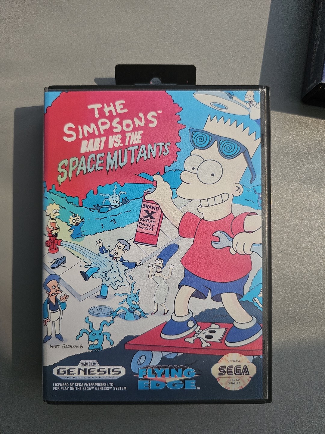 The Simpsons Bart Vs The Space Mutants (Sega Mega Drive, 1991)