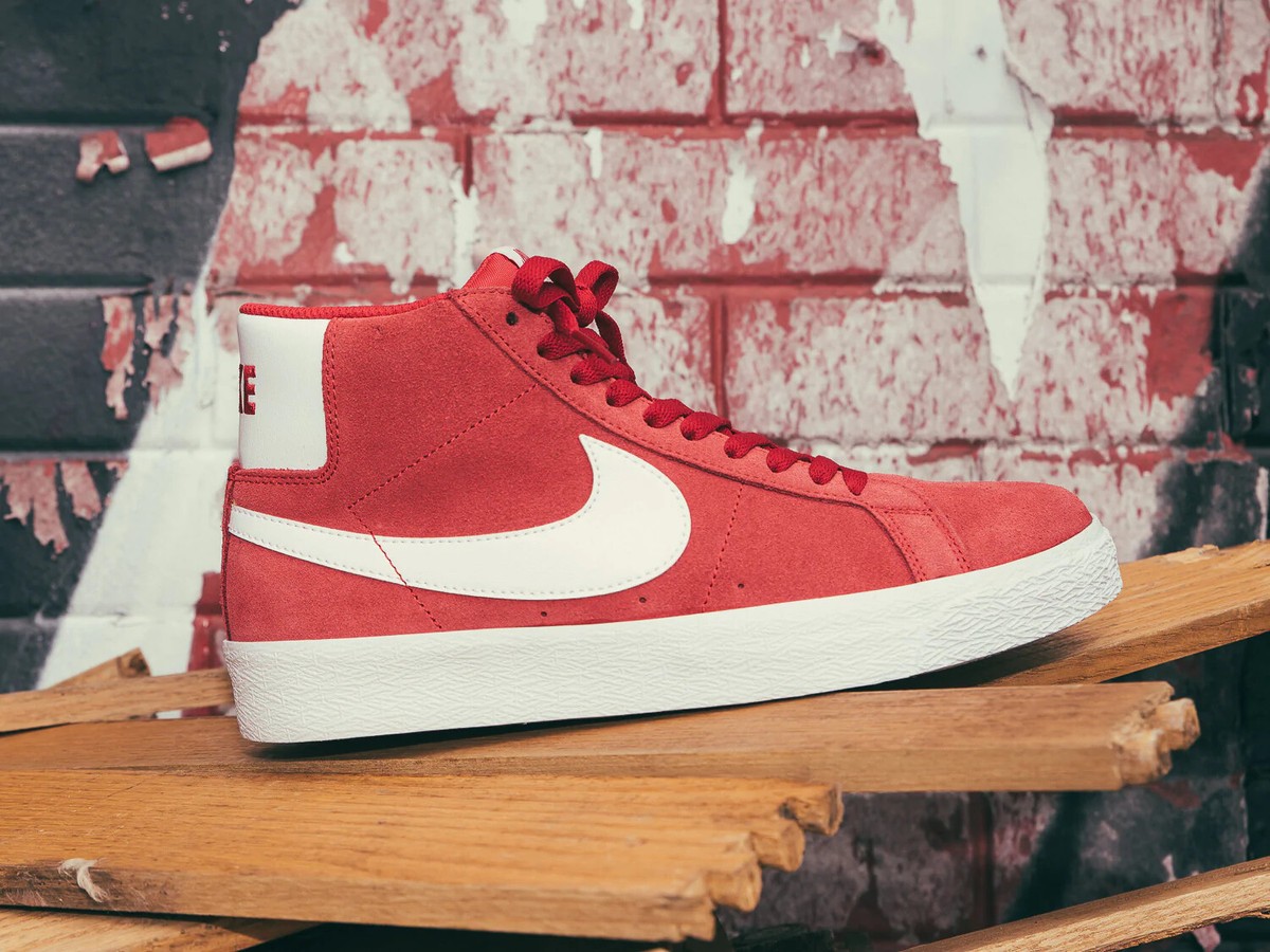 Nike SB Zoom Blazer Mid University Red White Sneakers Shoes 864349