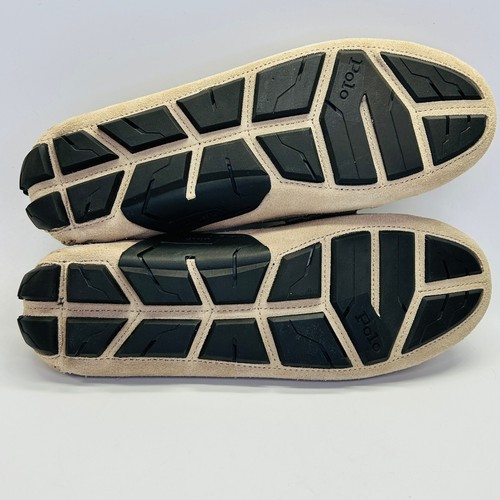 Polo Ralph Lauren Anders Penny Loafer Size 7D Beige Suede Slip-On Leather Casual - Picture 10 of 14