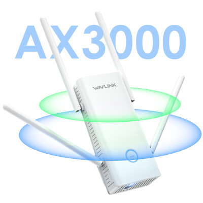 WiFi 6 AX3000 WLAN-Verstärker Repeater Dual Band Gigabit Router OFDMA MU-MIMO