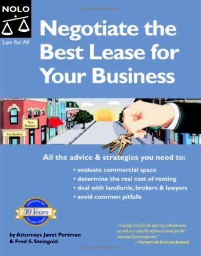 Negotiate the Best Lease for Your Business by Janet Portman and Fred S.... - Picture 1 of 1