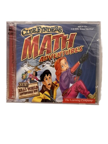 Clue Finders Math Adventures PC Game The Learning Company Sealed Rare ...