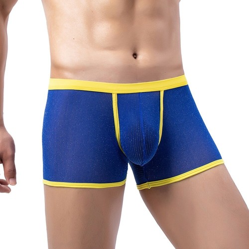 Mens Fishnet Sexy See-Through Mesh Boxers Shorts Briefs Underpants/Underwear - Bild 8 von 18