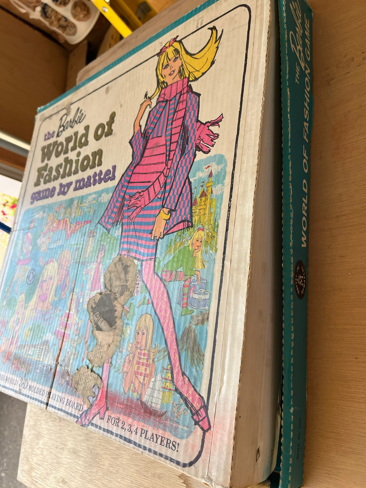 Vintage 1967 BARBIE 'World Of Fashion' Board Game Mattel eBay