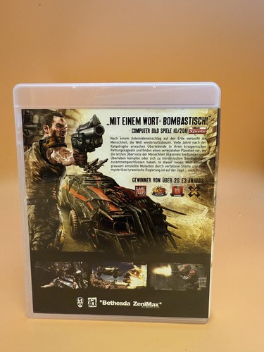 PS3 Sony PlayStation 3 – Rage - CIB/ PAL - Bild 2 von 3
