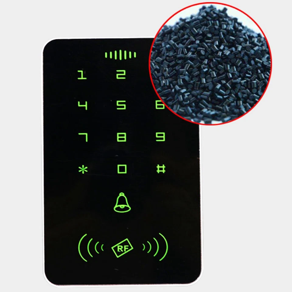 Cerradura de puerta inteligente con contraseña de seguridad lector de tarjetas RFID teclado control de acceso de entrada Foto 3 de 4