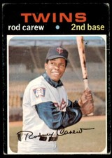 1971 TOPPS ROD CAREW MINNESOTA TWINS #210 DP33