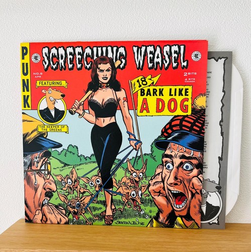 Screeching Weasel / Bark Like A Dog 1996 US Edition LP Vinyl Fat Wreck Chord - Picture 1 of 14