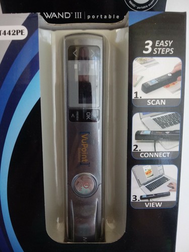 VuPoint Magic Wand III 3 Platinum Portable Scanner ST442PE New In Box - Picture 3 of 11