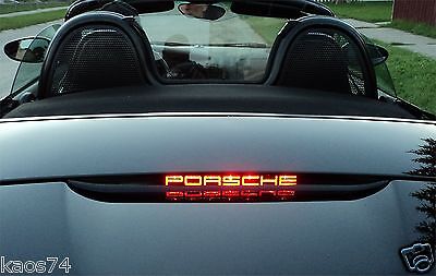 Details about   Porsche Boxster 987 S 3rd brake light decal overlay 05 06 07 2008 09 2010 2011