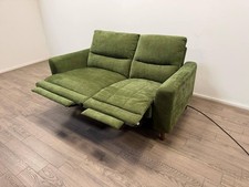 Ezra Green Chenille Fabric 2.5 Seater Power Recliner Sofa