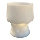 Vintage Anchor Hocking Georgian Honeycomb Milk Glass Tumblers 4”