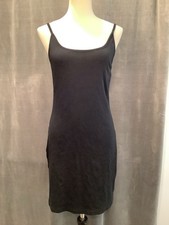 Old Navy Women’s Black Shelf Bra Rib Knit Adjustable Straps Mini Dress L