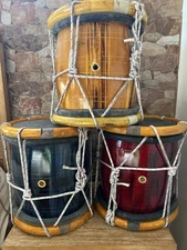 Tambora Dominicana profesional de orquesta de soga con estuche.