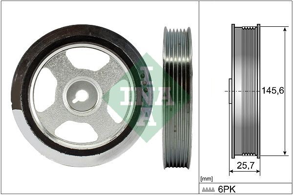 Ina Riemenscheibe, Kurbelwelle 544 0176 10 FüR Hyundai Kia-image
