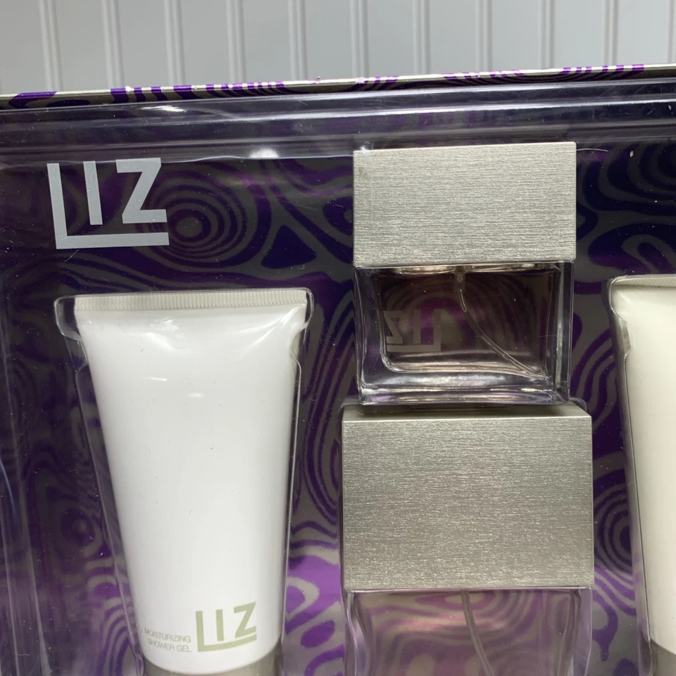 Set de regalo vintage Liz by Liz perfume 1,7 oz, perfume 0,5, gel de ducha, loción corporal Foto 3 de 4