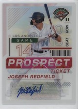 2024 Panini Prospect Edition Silver Prizm Signatures Joseph Redfield Auto 1id5