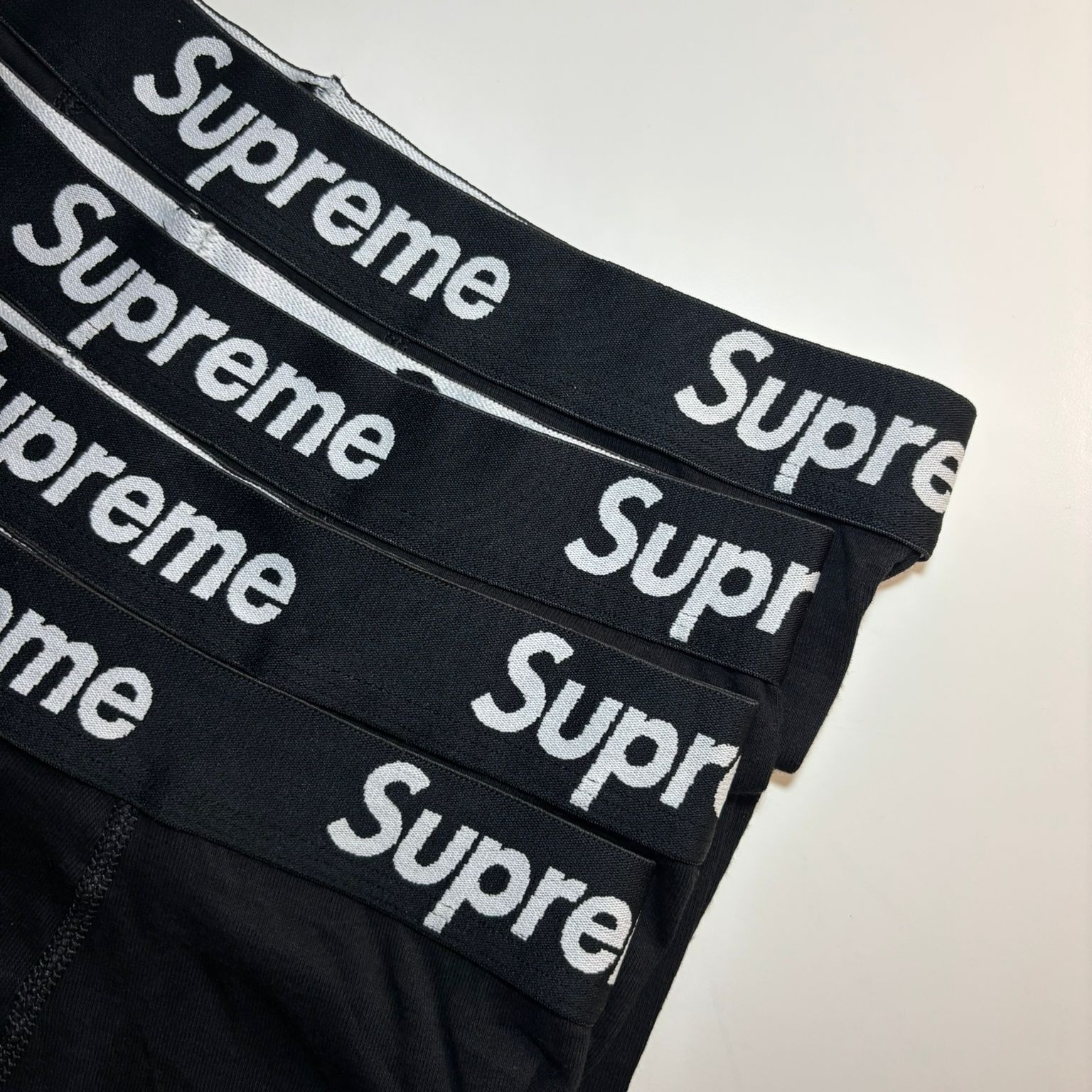 Supreme Unterhosen Boxer Short Weiß Rot 2er Pack S, M, L, XL neu ungetragen 2