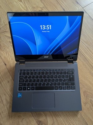 Acer Travelmate Spin Core i5 1135G7 2,4GHz 8GB 256GB 14,1'' Touchscreen 2in1 1705