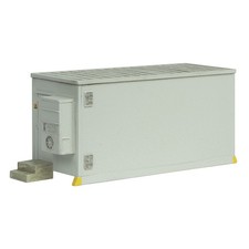 Bachmann Scenecraft 44-1010 - Relocatable Equipment Building Grey - OO Gauge