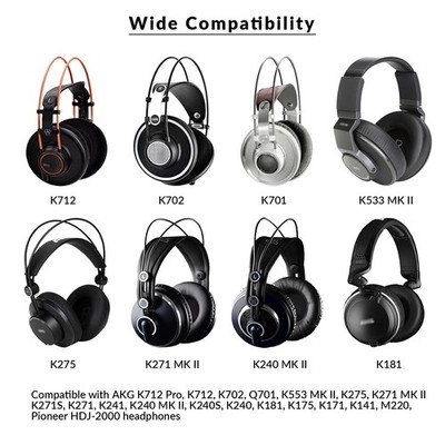 Replacement Audio Cable for AKG K141 K171 K240 K271 K267 Q701 Pioneer HDJ-2000 e Replacement Audio Cable for AKG K141 K171 K240 K271 K267 Q701 Pioneer HDJ-2000 e