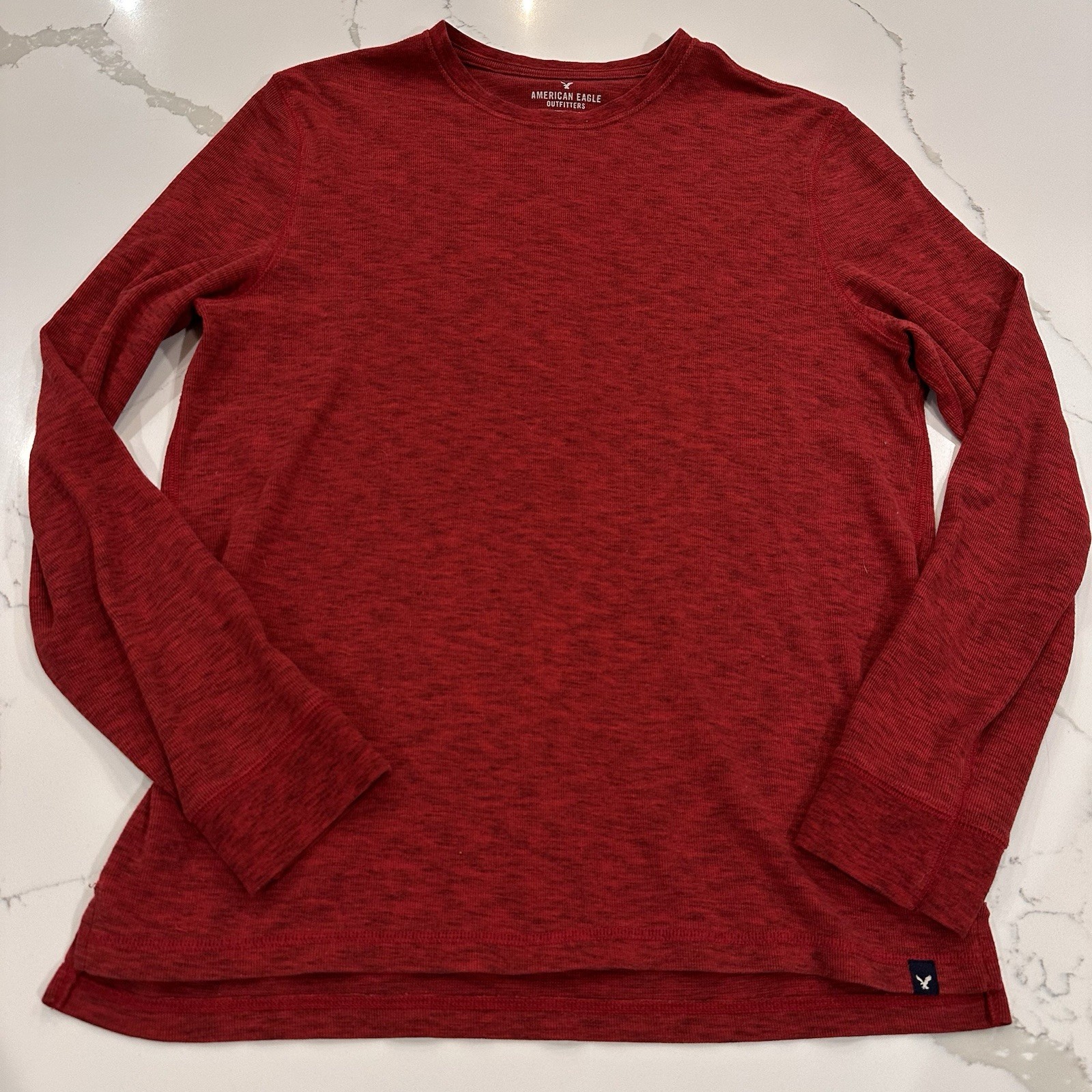 American Eagle Active Flex Waffle Knit Thermal Sh… - image 1