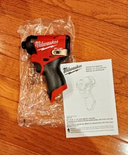 New Milwaukee Fuel 3453-20 M12 12V 12 Volt 1/4" Hex Impact Driver