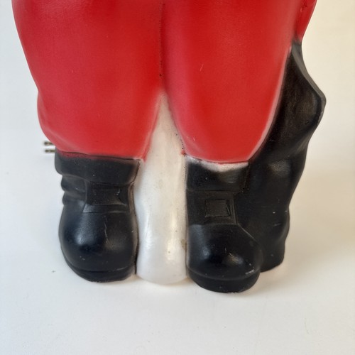 22" Santa Claus Vintage Blow Mold Union Products Inc USA Plastic Lighted W/Cord - Picture 6 of 15
