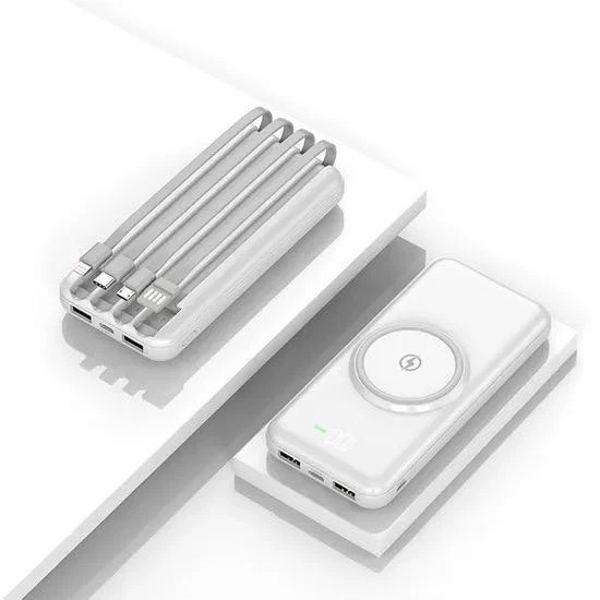 4-in-1 Power Bank - 10,000 mAh: Built-in Cables, Smart Charging, & Airline Safe - Image 3 of 4