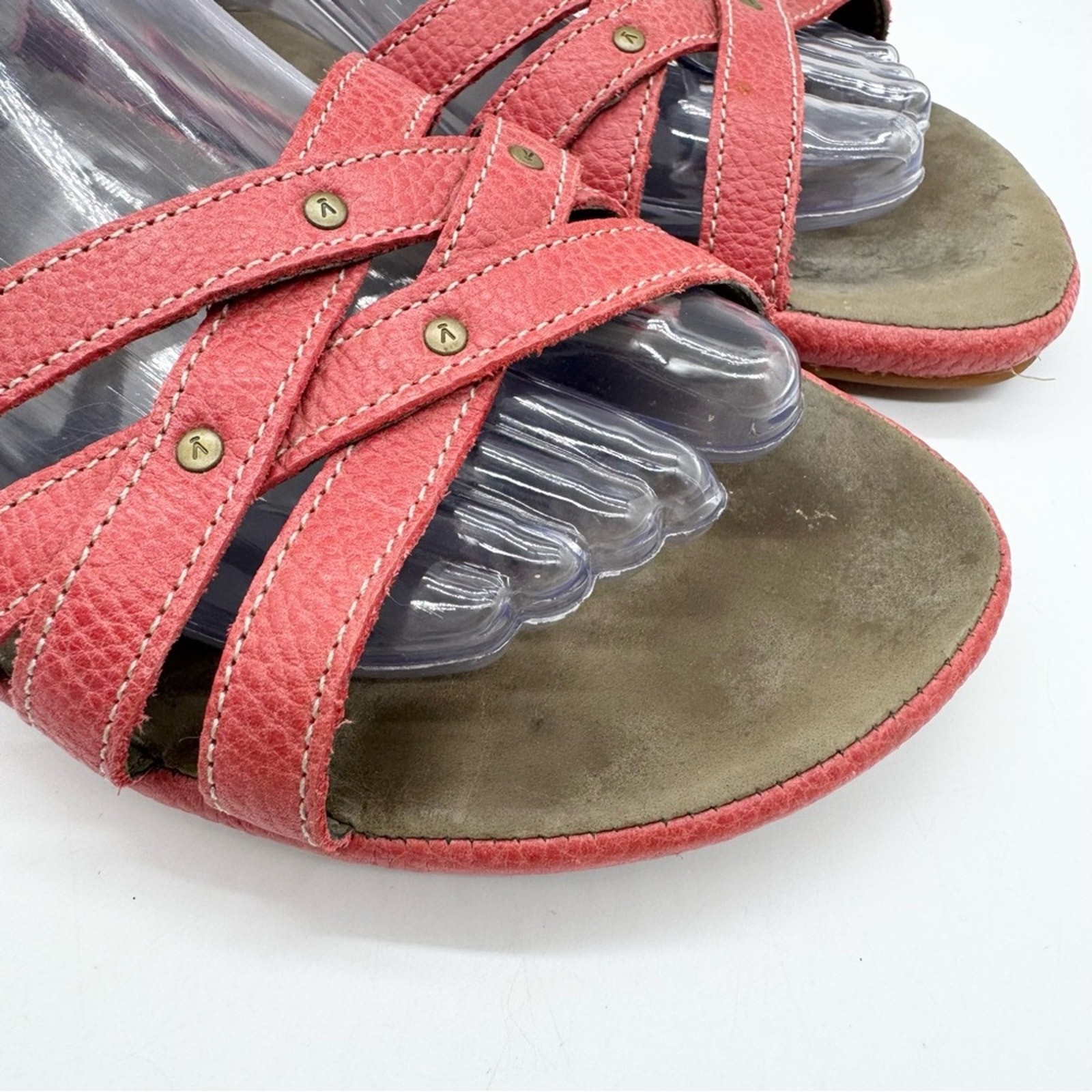 Keen City of Palms sandalo comfort esterno in pelle con cinturino rosso taglia 9 5 Gorpcore