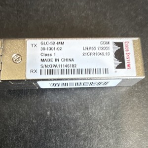 Cisco GLC-SX-MM 30-1301-02 SFP Module Network Switch Transceiver 1x SFP Port