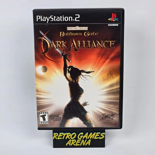 Baldur's Gate: Dark Alliance (PlayStation 2 PS2) Black Label CIB COMPLETE