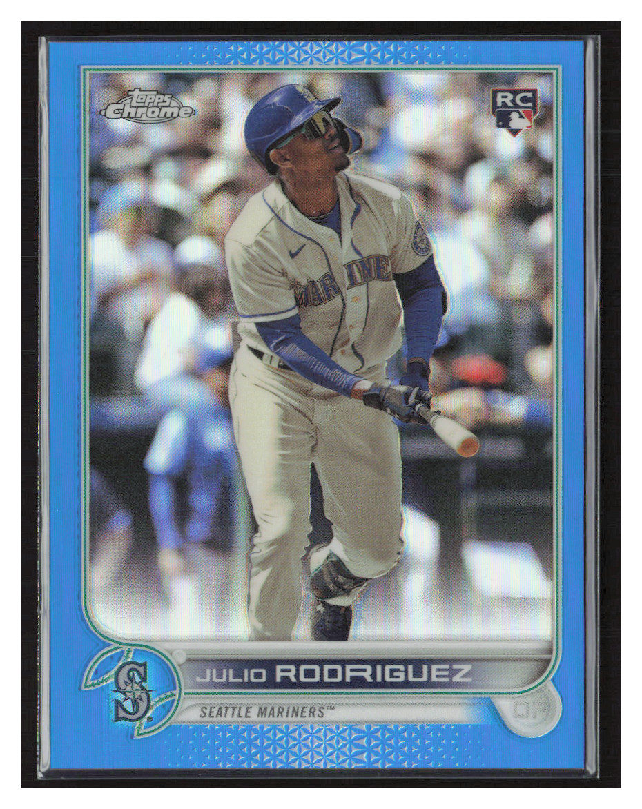 2022 Topps Chrome Update Julio Rodriguez USC150 Blue  Refractor #149/199